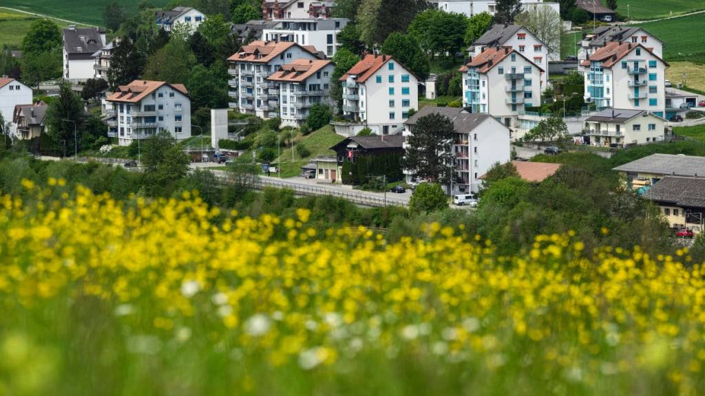Während die Preise für Eigentumswohnungen im zweiten Quartal anzogen, wurden Einfamilienhäuser etwas erschwinglicher. (Archivbild)