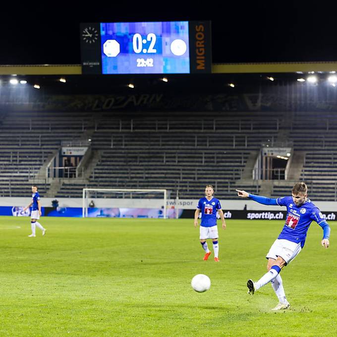 Keine Zwischenfälle am Spiel des FC Luzern bei gesperrtem Sektor