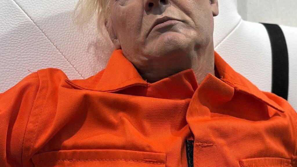 Die Trump-Skulptur von Mason Storm wird nicht beim Bahnhof Basel SBB gezeigt.