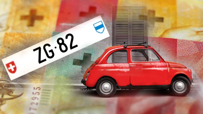 Wäre dir die Autonummer «ZG 82» fast 70'000 Franken wert?