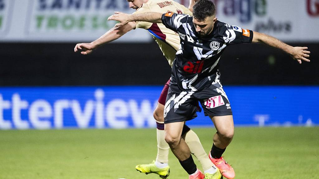 Kreshnik Hajrizi (rechts) spielt auf Leihbasis für den FC Sion