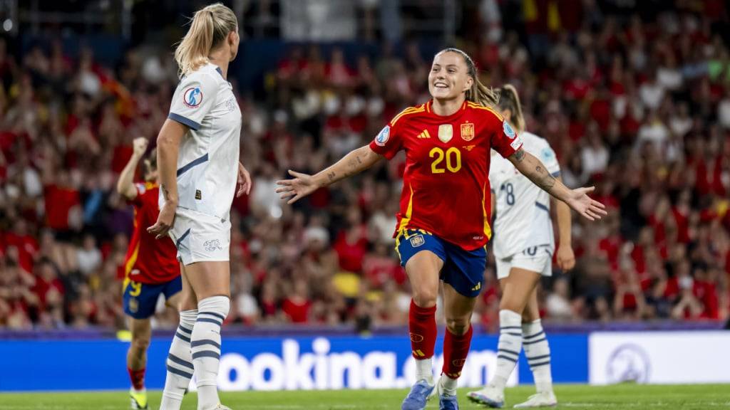 Am Ende jubeln doch die Spanierinnen: Claudia Pina feiert nach ihrem Treffer zum 2:0