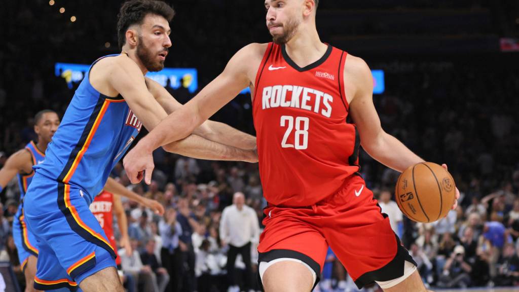 Alperen Sengün (rechts) erzielte 39 Punkte für die Houston Rockets