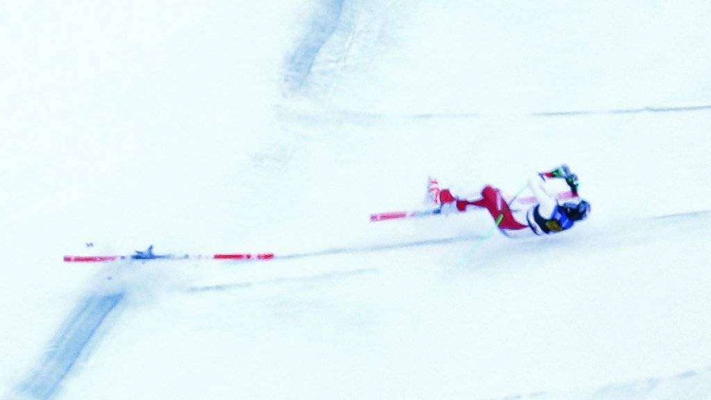 Marc Gisin stürzte in der Abfahrt in Val Gardena schwer