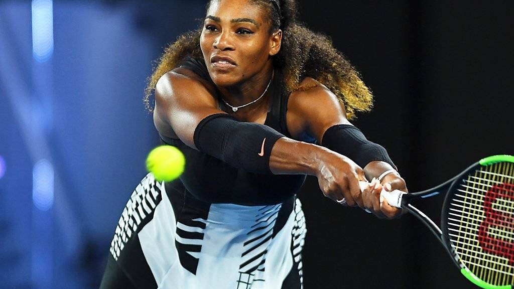 Serena Williams bei ihrem vorerst letzten Turniereinsatz: auf dem Weg zum Grand-Slam-Titel im Final des Australian Opens Ende Januar