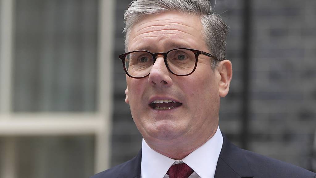 Der neue britische Premierminister Keir Starmer erhält Rückenwind von guten Konjunkturzahlen. (Archivbild)