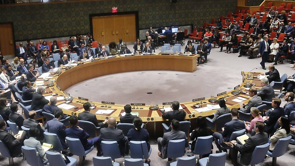 ARCHIV - Der UN-Sicherheitsrat kommt im UN-Hauptquartier in New York anlässlich der Rohingya-Krise in Myanmar zusammen. Foto: Bebeto Matthews/AP/dpa