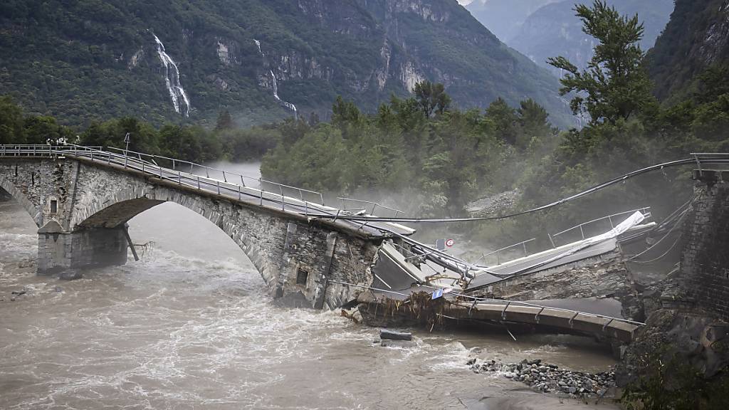 Tessin fordert vom Bund mehr Unterstützung nach Unwetter