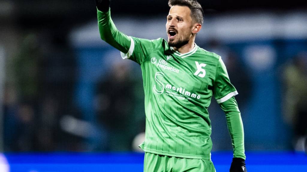 Antonio Marchesano bringt Yverdon gegen Xamax nach weniger als drei Minuten mit einem verwandelten Penalty auf die Siegerstrasse