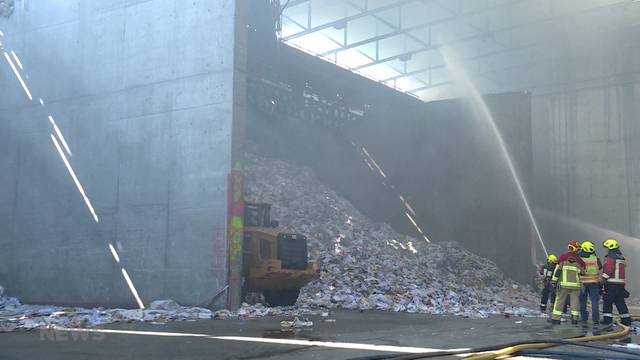 Brand in Papierfabrik Utzendorf