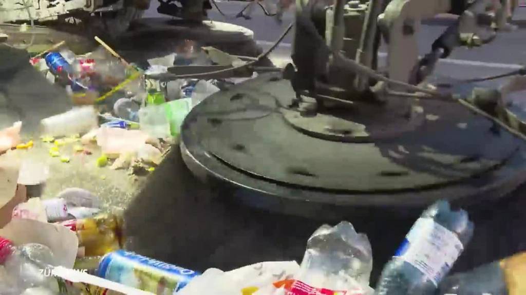 Ziel verfehlt: Züri Fäscht hinterlässt 315 Tonnen Abfall