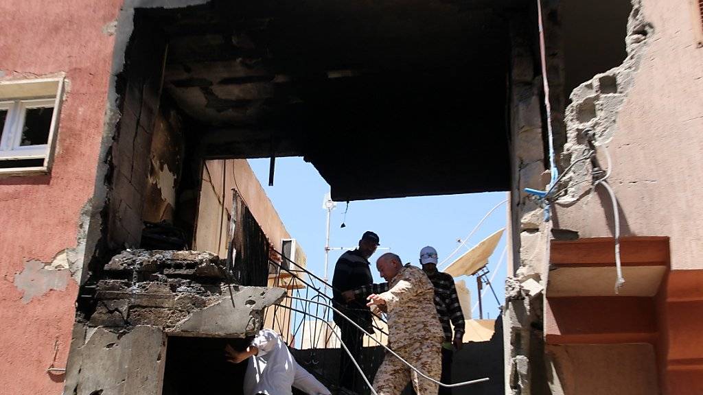 Aus Tripolis werden in der Nacht auf Sonntag erneut Kampfhandlungen mit Zerstörungen gemeldet. (Archivbild)