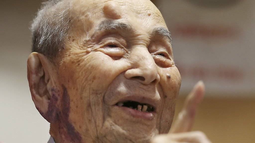 Der Japaner Yasutaro Koide wurde im Jahr 2015 mit 112-Jahren als ältester Mann der Welt ins Guiness Buch der Rekorde aufgenommen. (Archiv)