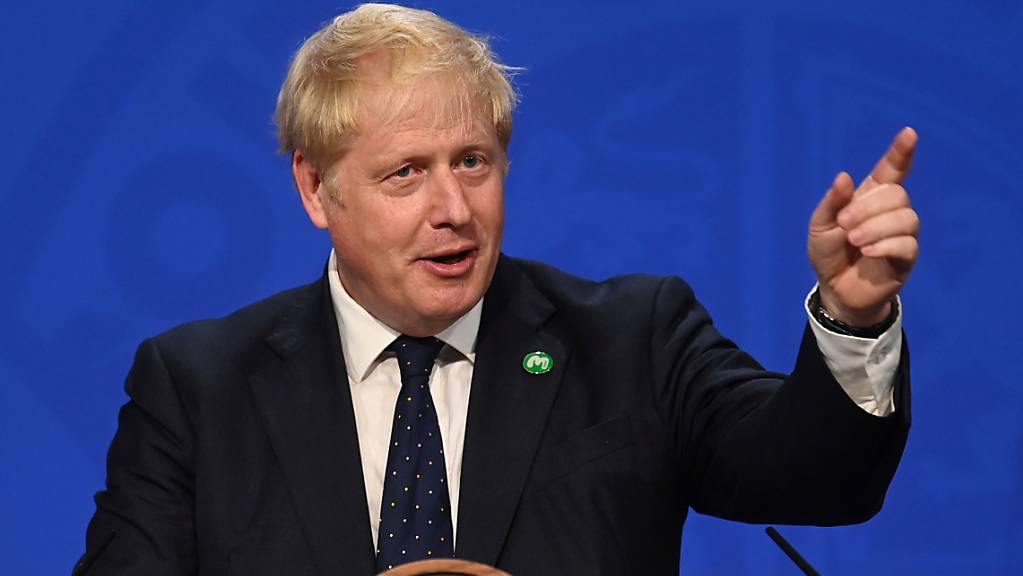 Boris Johnson, Premierminister von Großbritannien, spricht bei einer Pressekonferenz in der 10 Downing Street. Foto: Toby Melville/PA Wire/dpa