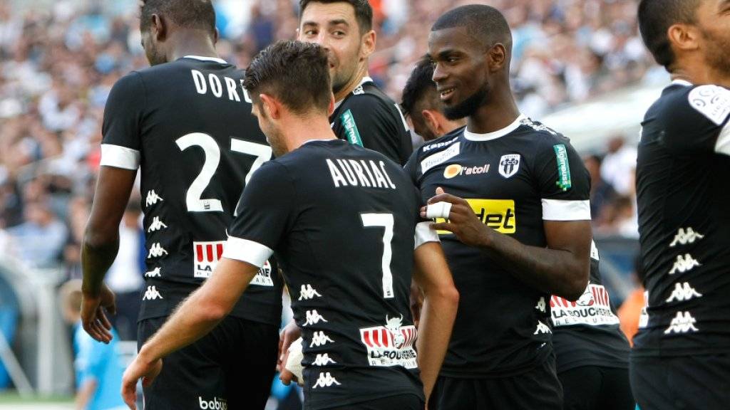 Mischen die Ligue 1 weiter auf: die Spieler von Aufsteiger Angers (Archivbild)