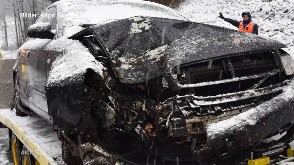 Schneechaos im Aargau: Unfälle ereigneten sich fast im Minutentakt