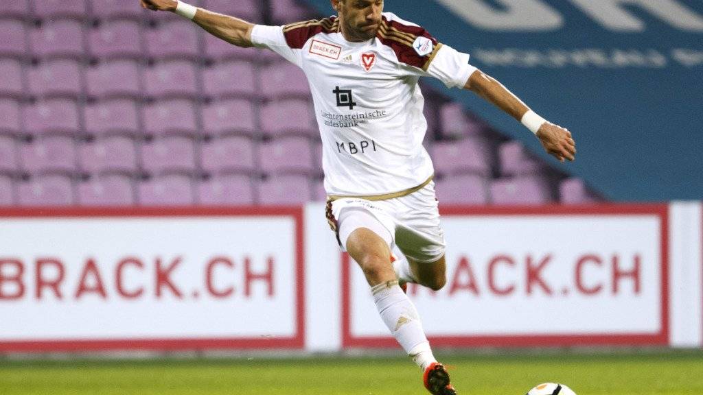 Vaduz-Stürmer Marko Devic war in Torlaune und erzielte zwei Treffer