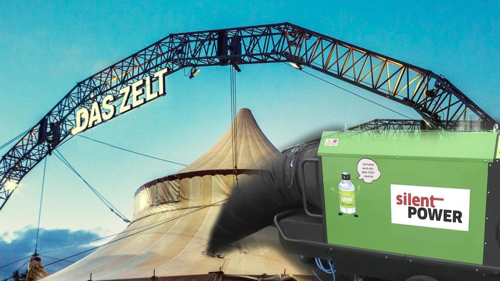 «Das Zelt» in Bern wird dank neuer Technologie CO2-neutral beheizt