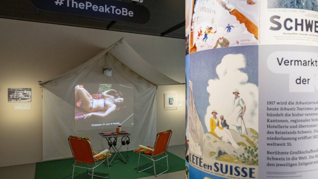Ausstellung zu Wandel und Herausforderungen des Reiseziels Schweiz