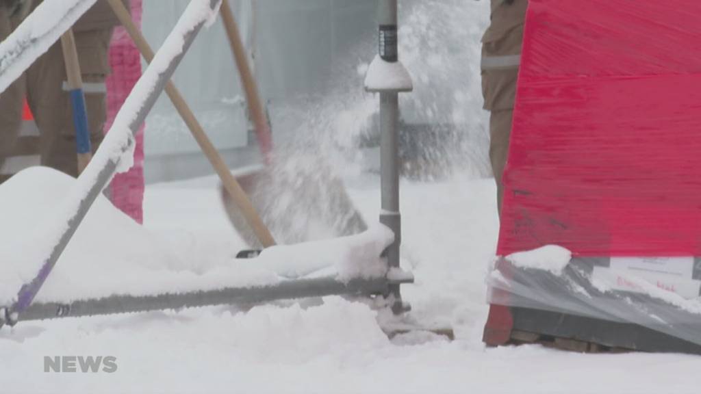 In Wengen freut man sich über den Schnee