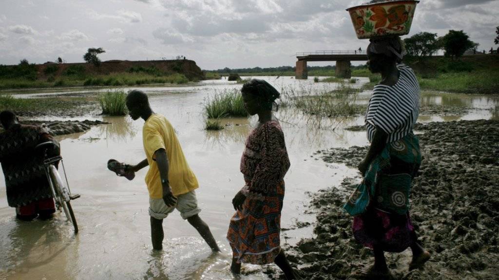 Von den jüngsten Überschwemmungen in Ghana sind laut des Katastrophenschutzes mehr als 52'000 Menschen betroffen. (Symbolbild)
