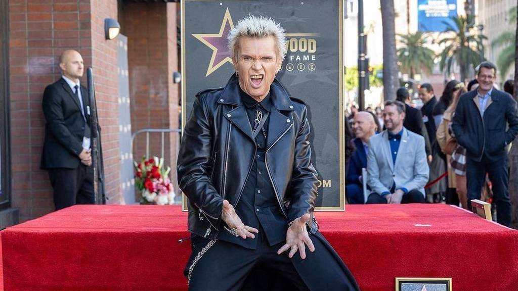 Billy Idol wurde mit einem Walk of Fame-Stern geehrt