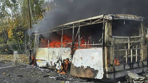 Schweiz verurteilt russischen Angriff auf zivile ukrainische Busse
