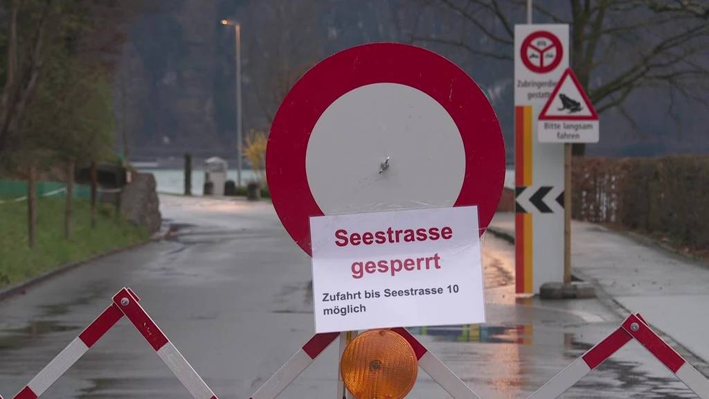 Strasse nach Hangrutsch in Horw wieder offen