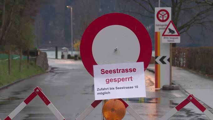 Strasse nach Hangrutsch in Horw wieder offen