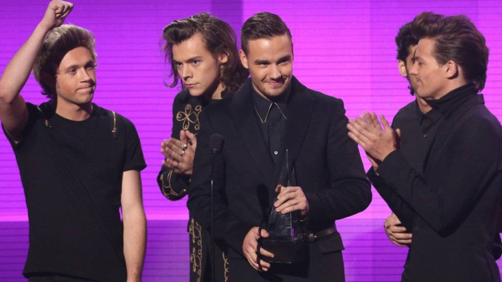 One Direction (von links): Niall Horan, Harry Styles, Liam Payne, Zayn Malik und Louis Tomlinson (im November 2014 in Los Angeles).