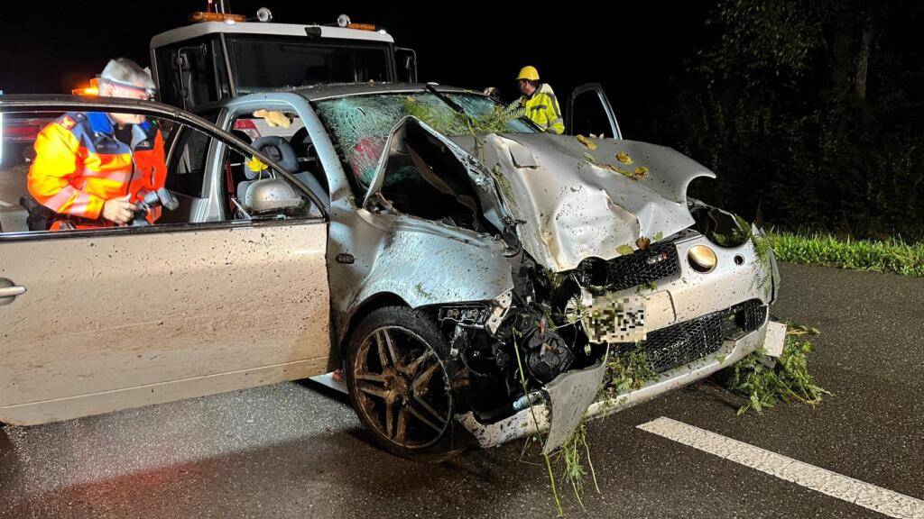 Die Jonentalstrasse war am Samstag bis Mitternacht für den Verkehr gesperrt.