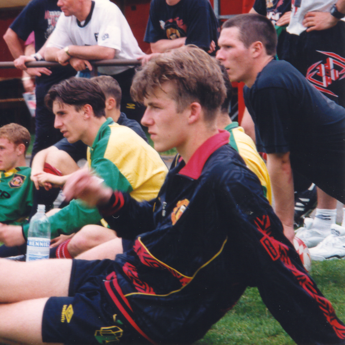 Als Superstar David Beckham als Nobody in Zürich Fussball spielte