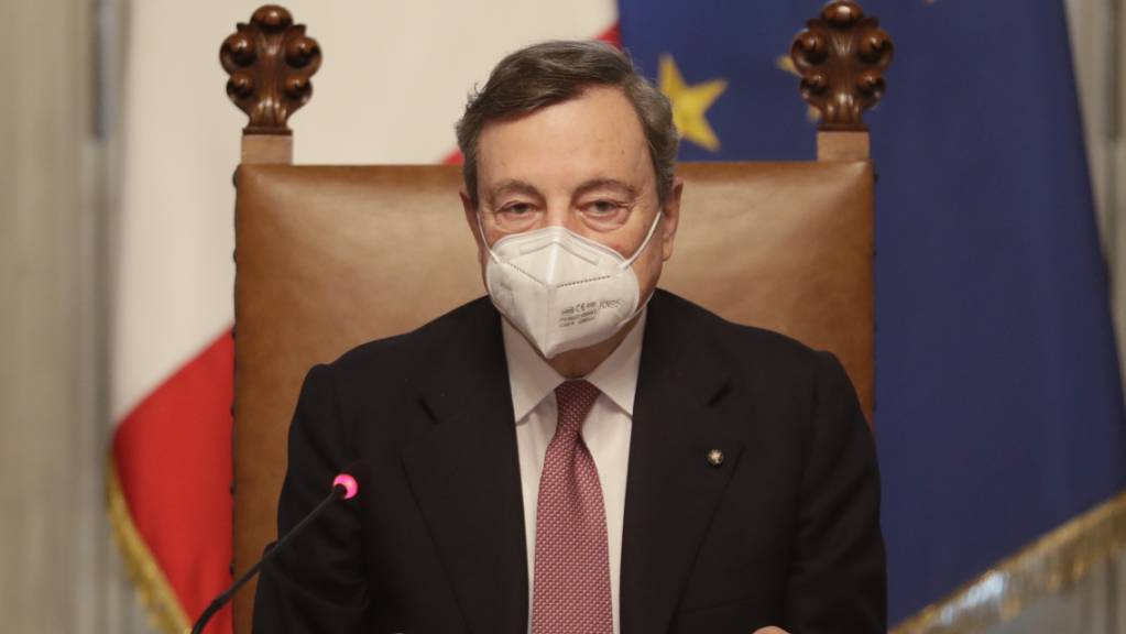 Mario Draghi, Ministerpräsident von Italien. Foto: Andrew Medichini/AP/dpa