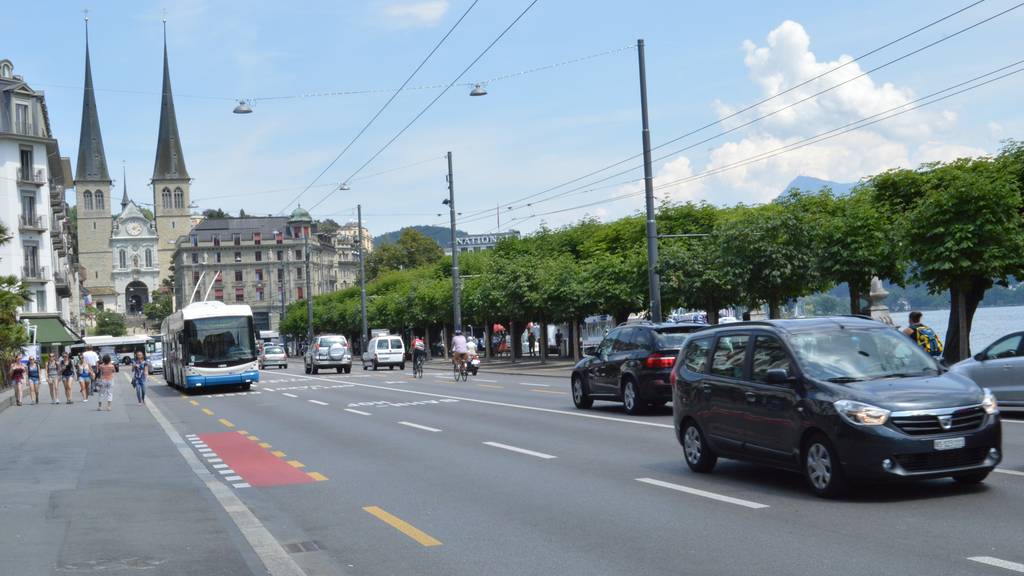 Verkehr in der Stadt Luzern hat abgenommen