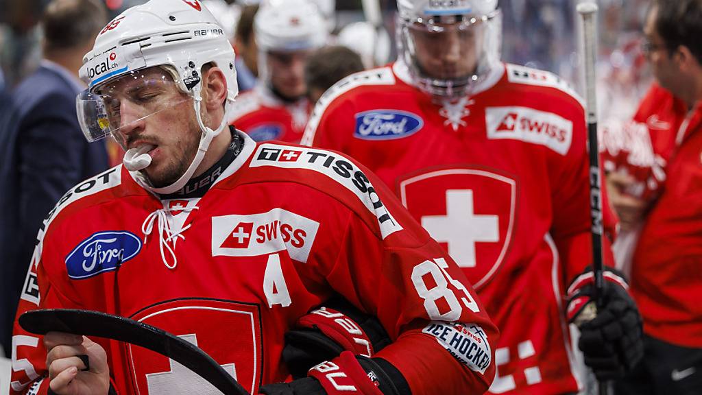 Das Bundesverwaltungsgericht muss sich mit dem Schweizer Wappen auf den Trikots der Eishockey-Nationalmannschaft befassen. (Archivbild)