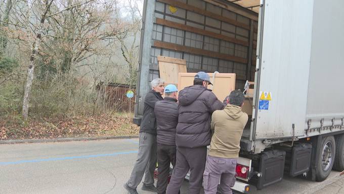 Mobiliar vom Alterszentrum Ried in Biel landet in der Ukraine