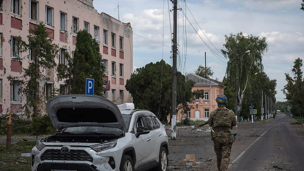 ARCHIV - Ein ukrainischer Soldat in der russischen Region Kursk. Foto: Uncredited/AP/dpa