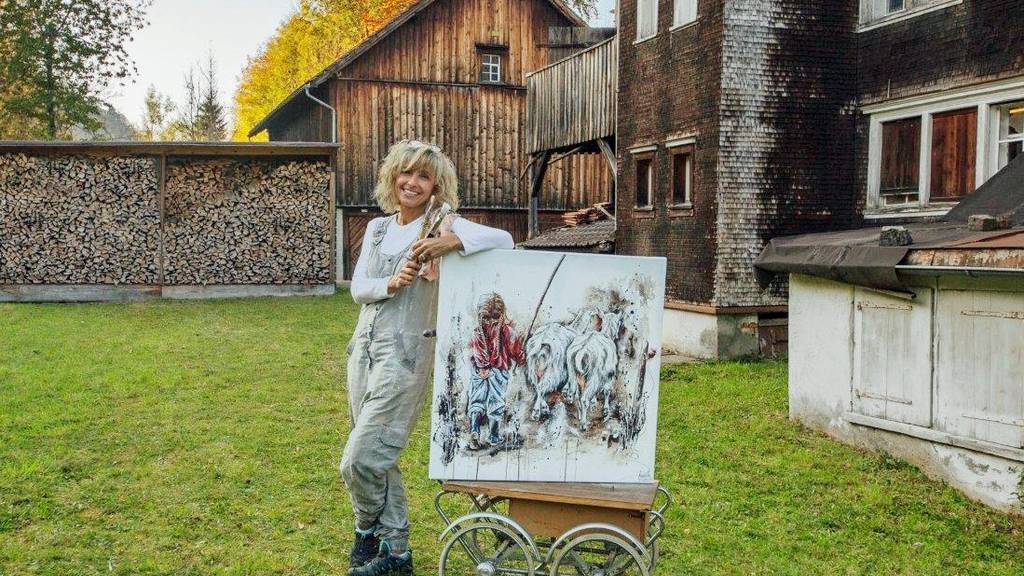 Carmela Inauen stellt ihre Bilder in der alten Lochmühle aus. (Bild: zVg)