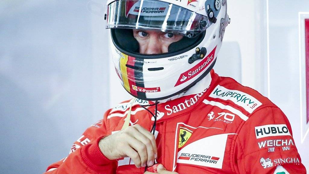 Bestzeit im einzigen richtigen freien Training: Sebastian Vettel