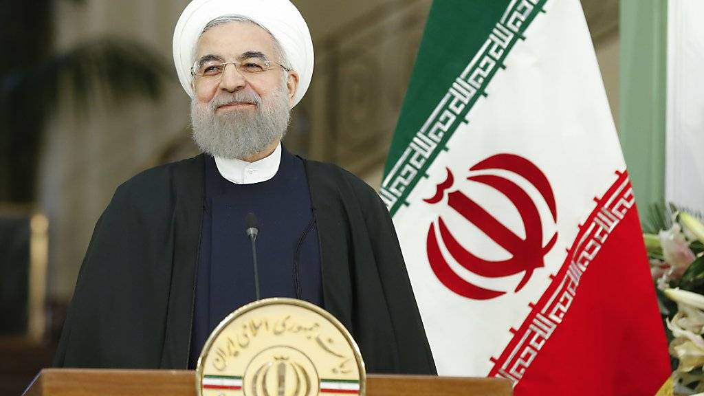 Irans Präsident Hassan Ruhani kritisiert Trumps Mauerbau-Pläne. (Archiv)