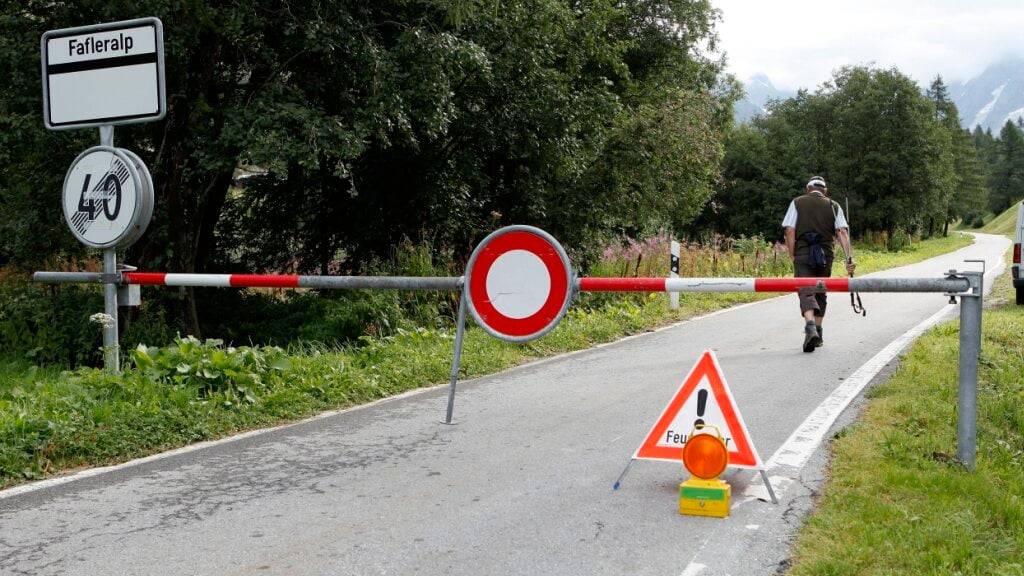 Weitere Felsstürze und Murgänge können in den nächsten Tagen im Lötschental nicht ausgeschlossen werden (Archiv).