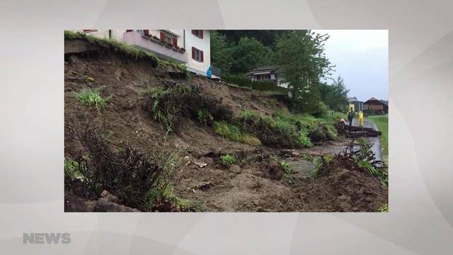 Unwetter verursacht Erdrutsch