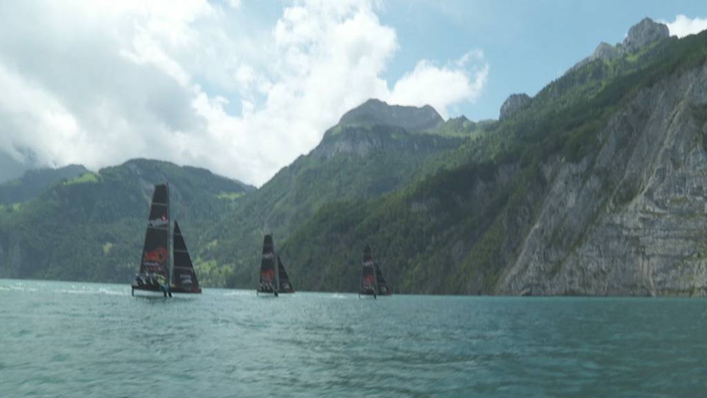 Team Alinghi auf dem Urnersee