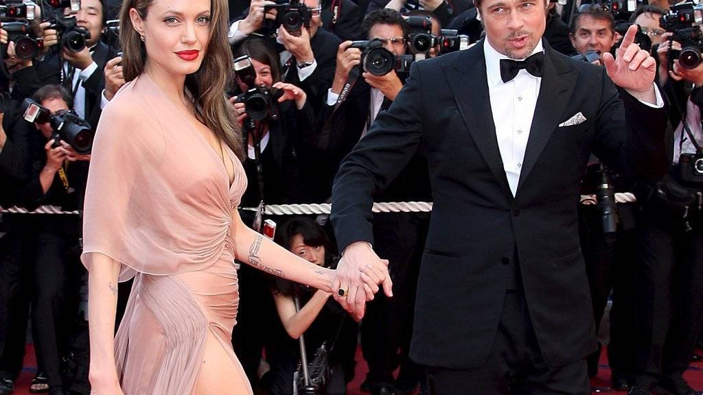 US-Boulevardmedien sind überzeugt: Brad Pitt und Angelina Jolie steht ein wüster Kampf um die sechs Kinder bevor. (Archivbild)