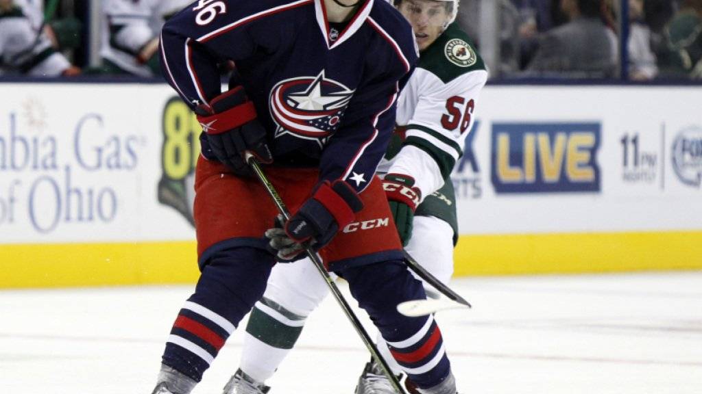Dean Kukan durfte sich über einen Treffer im NHL-Vorbereitungsmatch gegen Buffalo freuen