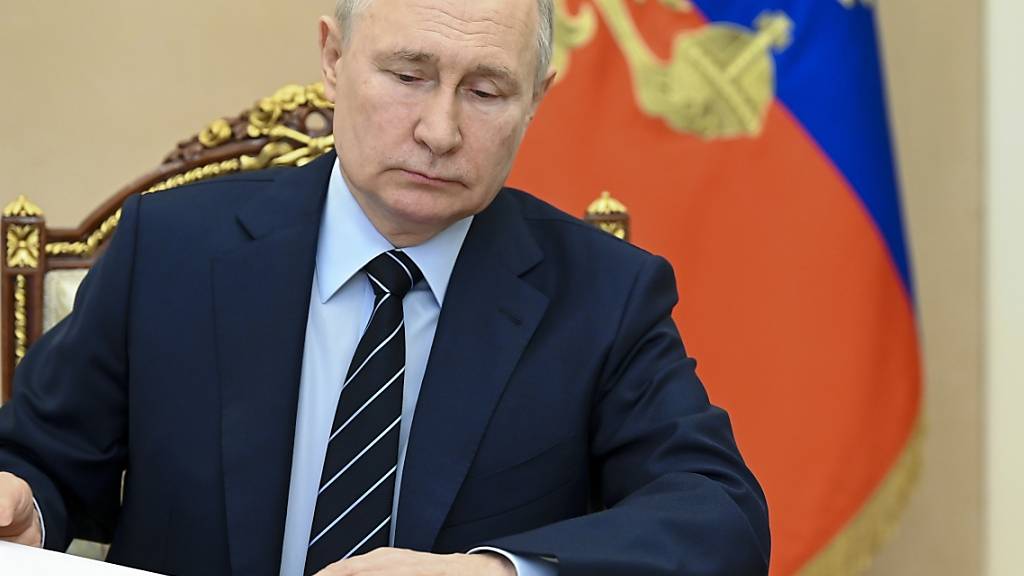 Moskau beklagt, dass der Westen seine Sanktionen gegen Russland im Zuge des Ukraine-Krieges nicht gelockert habe. Foto: Aleksey Babushkin/Pool Sputnik Kremlin/AP/dpa