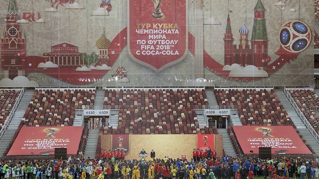 Gastgeber Russland hofft bei der Fussball-WM 2018 auf gut gefüllte Stadien.