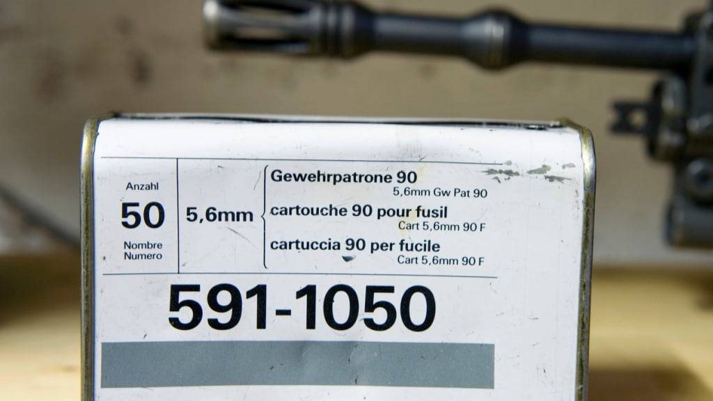 Angehörige der Armee sollen Taschenmunition wieder mit nach Hause nehmen dürfen. Das fordert die zuständige Ständeratskommission. (Archivbild)