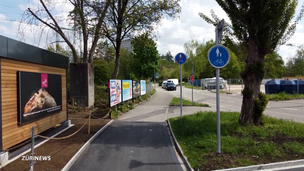 Schilder-Irrsinn: 5,3 Meter kurzer Veloweg in Schwamendingen