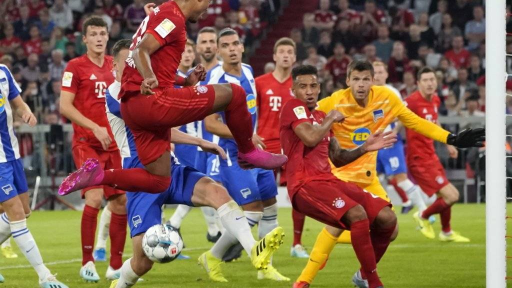 Die Offensive der Bayern agiert gegen Hertha teilweise chaotisch